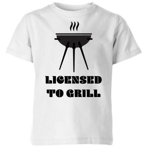 Licensed to Grill Kids' T-Shirt - White