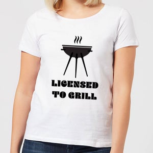 Licensed to Grill Women's T-Shirt - White