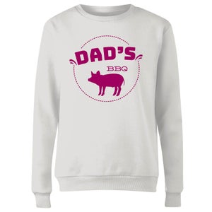 Dads BBQ Women's Sweatshirt - White