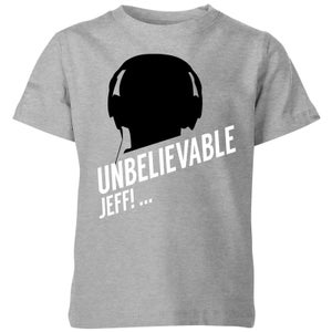 UNBELIEVABLE JEFF! Kids' T-Shirt - Grey