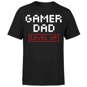 Gamer Dad Level Up T-Shirt - Black