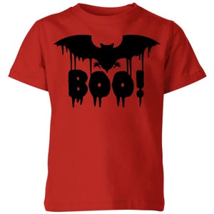 Boo Bat Kids' T-Shirt - Red
