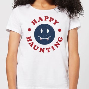 Happy Haunting Fang Women's T-Shirt - White