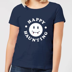 Happy Haunting Women's T-Shirt - Navy