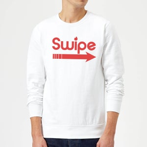 Swipe Right Sweatshirt - White