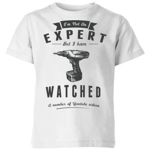 Im not an Expert Kids' T-Shirt - White
