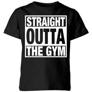 Straight Outta the Gym Kids' T-Shirt - Black