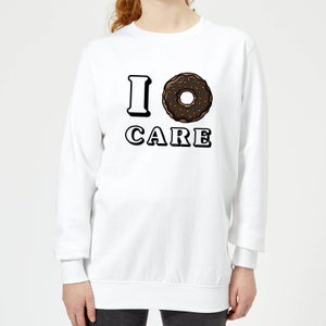 I Donut Care Women's Sweatshirt - White