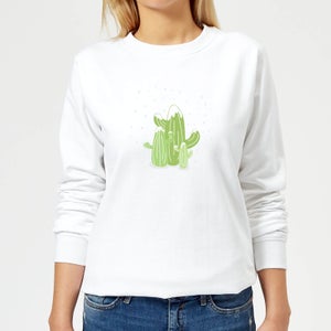 Cactus trio Women's Sweatshirt - White