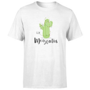 Merry Cactus T-Shirt - White