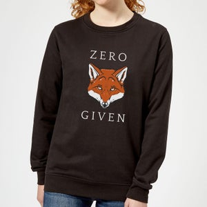 Zero Fox Given Women's Sweatshirt - Black