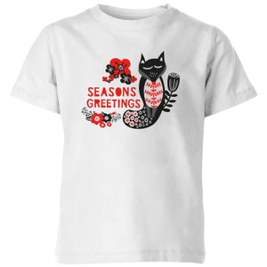 Season's Greetings Kids' T-Shirt - White