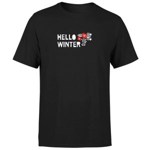 Hello Winter T-Shirt - Black