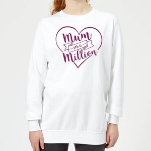 Mum in a Million Women's Sweatshirt - White