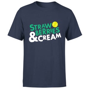 Strawberries and Cream T-Shirt - Navy