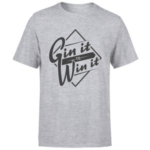 Gin it to Win it T-Shirt - Grey