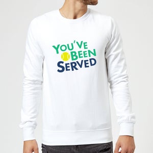 You've Been Served Sweatshirt - White