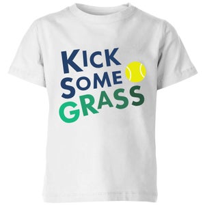 Kick Some Grass Kids' T-Shirt - White
