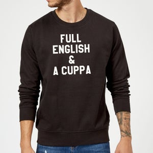 Full English and a Cuppa Sweatshirt - Black