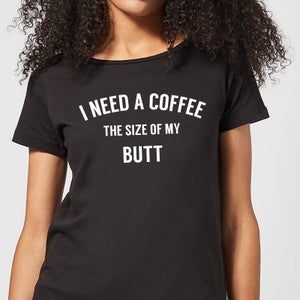 Coffee Butt Women's T-Shirt - Black