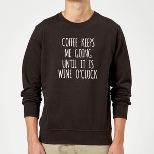 Coffee Keeps me Going Sweatshirt - Black