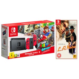 Nintendo Switch Super Mario Odyssey Limited Edition Bundle & LA Noire Remastered