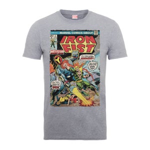 Marvel Comics Iron Fist Atomic Man Männer T-Shirt - Grau