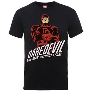 Marvel Comics Daredevil The Man Without Fear Men's Black T-Shirt