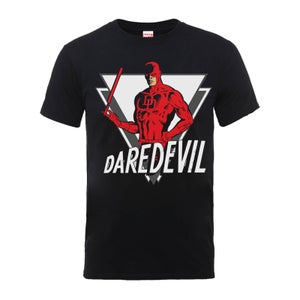 Marvel Comics Daredevil Triangle Men's Black T-Shirt