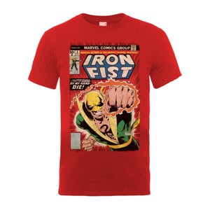 Camiseta Marvel Comics Iron Fist "Die By My Hand" - Hombre - Rojo