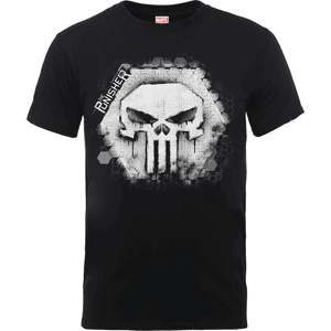 Camiseta Marvel El Castigador "Emblema Calavera" - Hombre - Negro