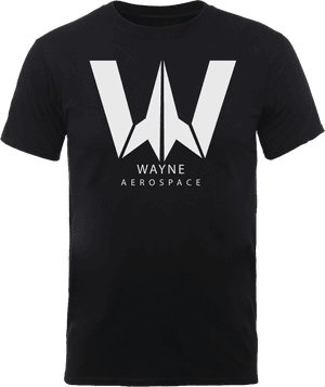 Justice League Wayne Aerospace Men's T-Shirt - Black