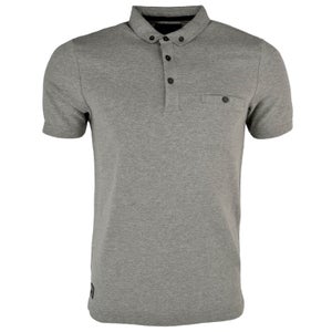 Dissident Men's Dalwood Polo Shirt - Mid Grey Marl