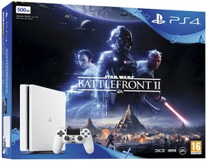 Sony PlayStation 4 500GB White Star Wars Battlefront II Bundle