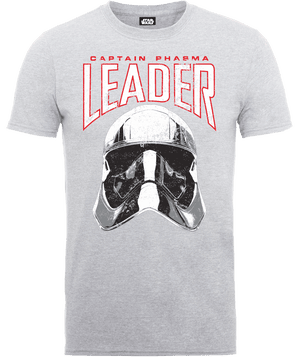 T-Shirt Homme Star Wars : Les Derniers Jedi Captain Phasma - Gris
