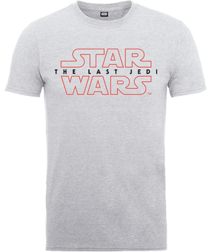 Star Wars Die letzten Jedi (The Last Jedi) Men's Grau T-Shirt