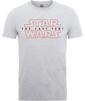 Star Wars The Last Jedi Men's Grey T-Shirt