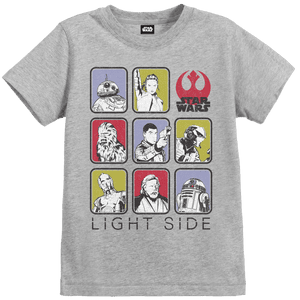 Star Wars Die letzten Jedi (The Last Jedi) Light Side Kid's Grau T-Shirt