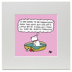 Off the Leash Quietly Fabulous Art Print