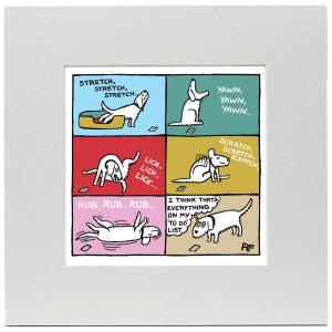 Off the Leash To Do Art Print
