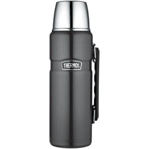 Thermos Stainless King Flask - Gun Metal 1.2L