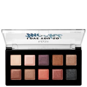 NYX Professional Makeup Love You So Mochi Eyeshadow Palette - Sleek & Chic