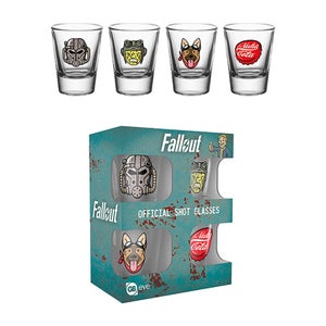 Fallout 4 Icons Shot Glasses