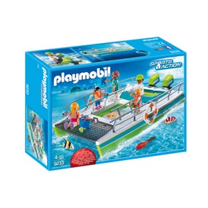 Playmobil Sports & Action Glass-Bottom Boat with Underwater Motor and Magnifying Glass (9233)