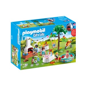 Playmobil City Life Housewarming Party with Illuminating Bunting and BBQ (9272)