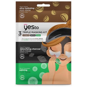 yes to Triple Masking Kit - Calm, Detox, Glow
