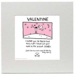 Edward Monkton Distant Stars Print