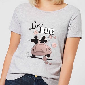 Disney Mickey Mouse Love Bug Women's T-Shirt - Grey