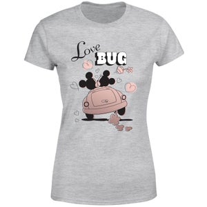 Disney Mickey Mouse Love Bug Women's T-Shirt - Grey