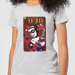 DC Comics Batman Harley Mad Love Women's T-Shirt in Grey